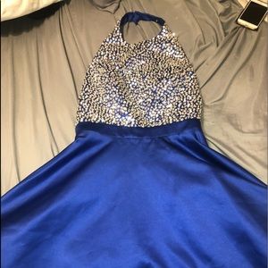 Royal blue homecoming dress
